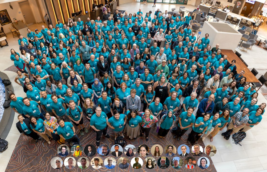 Group photo of attendees at the Rubin Community Workshop